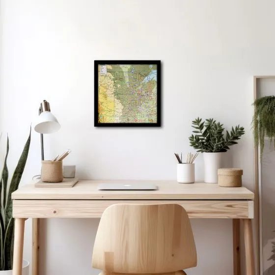 USA METAR LED Wall Map 3 USA METAR LED Wall Map