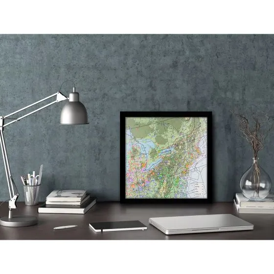 USA METAR LED Wall Map 13 USA METAR LED Wall Map