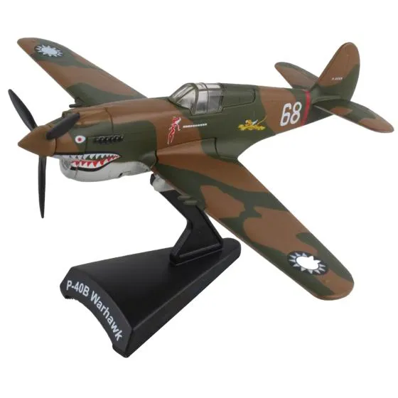 P-40 Flying Tigers “Hells Angels” Die-Cast Model 2 P-40 Flying Tigers “Hells Angels” Die-Cast Model