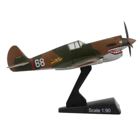 P-40 Flying Tigers “Hells Angels” Die-Cast Model 3 P-40 Flying Tigers “Hells Angels” Die-Cast Model