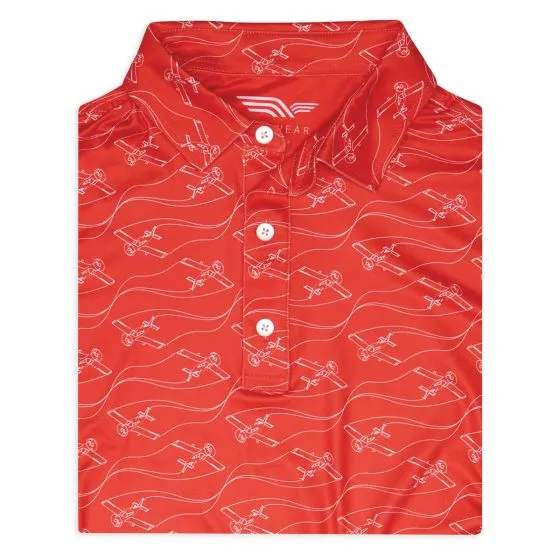 Scarlet Skies AeroWear™ Polo 2 Scarlet Skies AeroWear™ Polo
