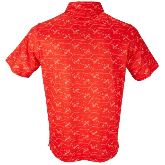 Scarlet Skies AeroWear™ Polo 4 Scarlet Skies AeroWear™ Polo
