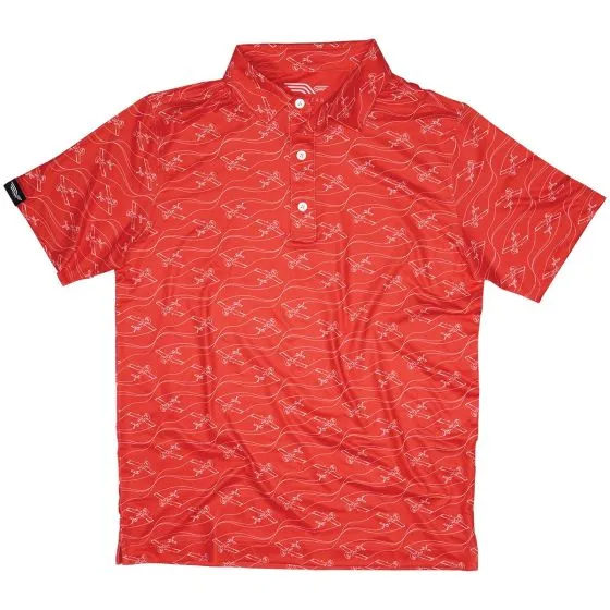 Scarlet Skies AeroWear™ Polo 8 Scarlet Skies AeroWear™ Polo