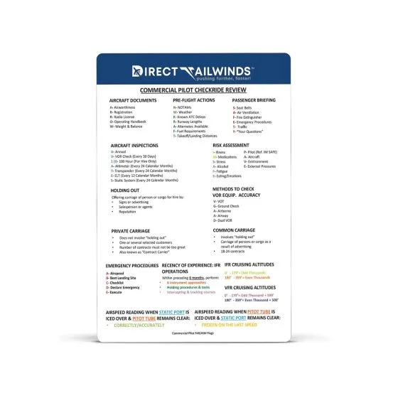 FAR/AIM Flags: Commercial Pilot 3 FAR/AIM Flags: Commercial Pilot