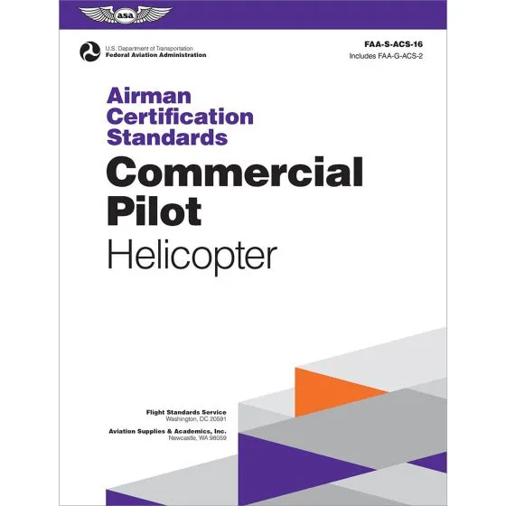 Commercial Pilot Helicopter ACS 4 Commercial Pilot Helicopter ACS