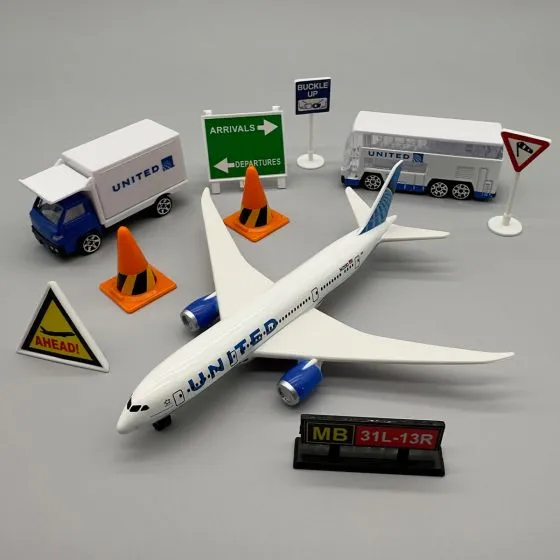 United Airlines Airport Play Set