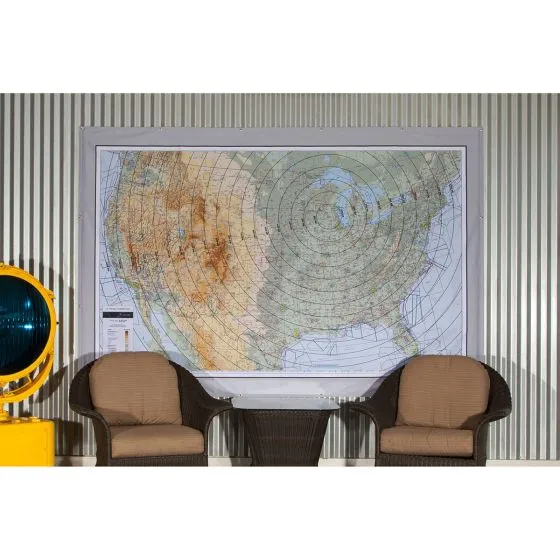 Custom VFR Planning Chart Wall Art (Large)