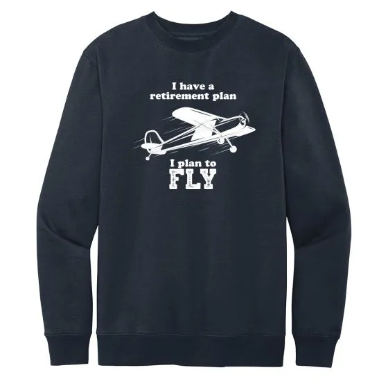 Retirement Plan Crewneck Sweatshirt 1 Retirement Plan Crewneck Sweatshirt