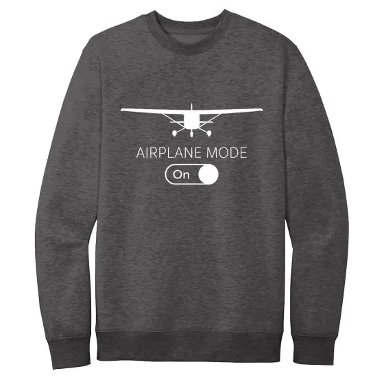 Airplane Mode Crewneck Sweatshirt