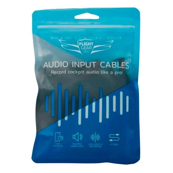 Flight Gear GA Audio Input Cable