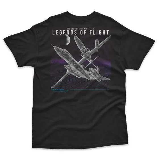 USAF Legends of Flight Blackbird T-Shirt 20 USAF Legends of Flight Blackbird T-Shirt
