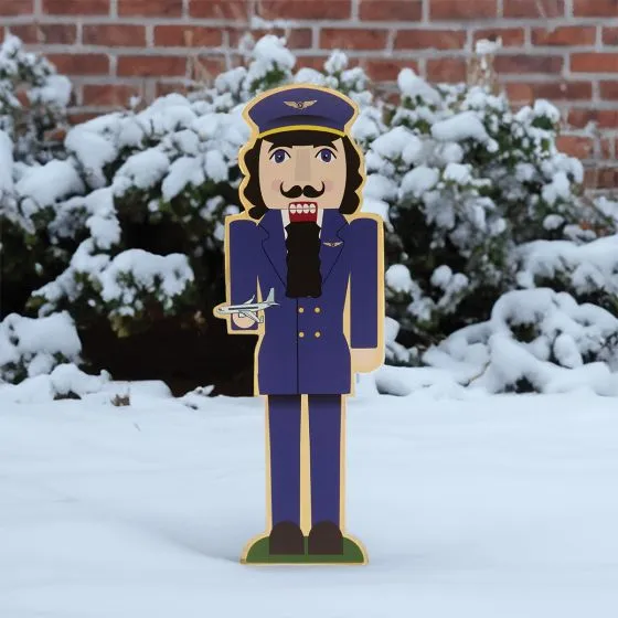 Commercial Pilot Nutcracker Outdoor Yard Display 7 Commercial Pilot Nutcracker Outdoor Yard Display