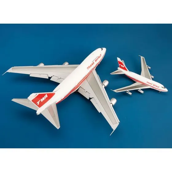 Complete Set of Boeing 747 Boston Express Die-Cast Models