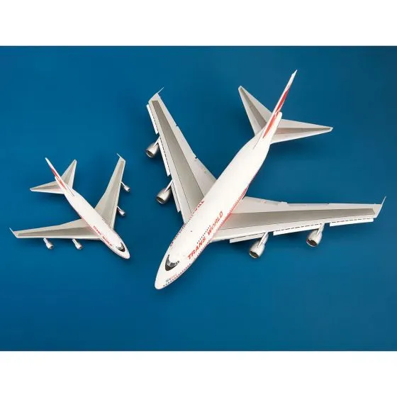 Complete Set of Boeing 747 Boston Express Die-Cast Models
