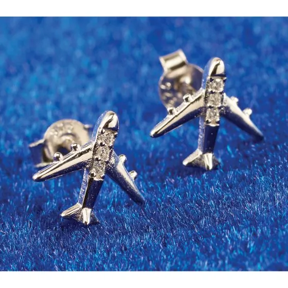 Sterling Silver Jet Earrings 1 Sterling Silver Jet Earrings