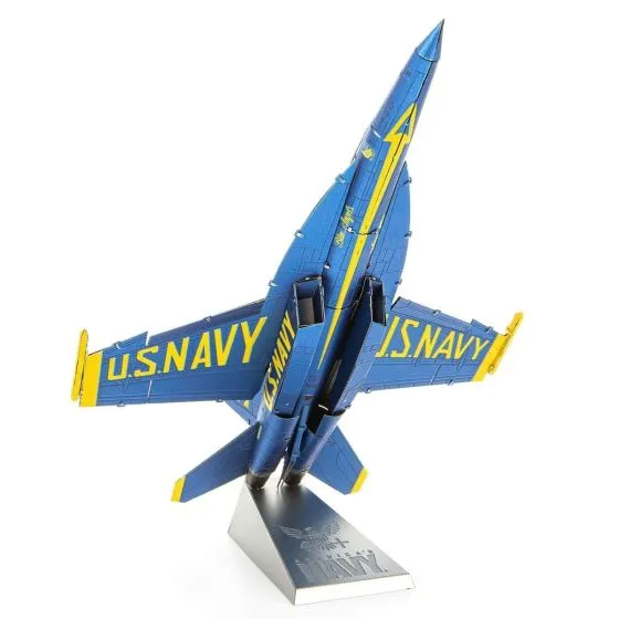 Blue Angels F/A-18 Super Hornet 3D Metal Model Kit