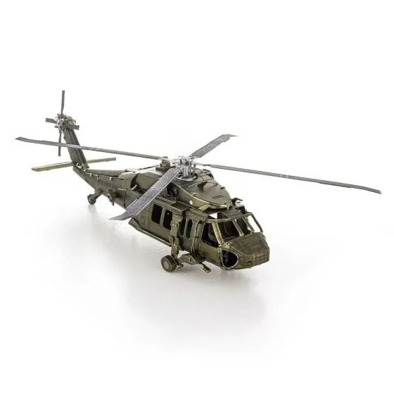 Black Hawk Helicopter 3D Metal Model Kit