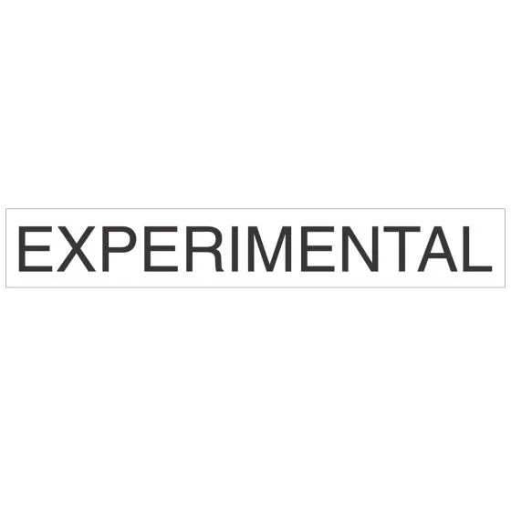 Experimental Decal