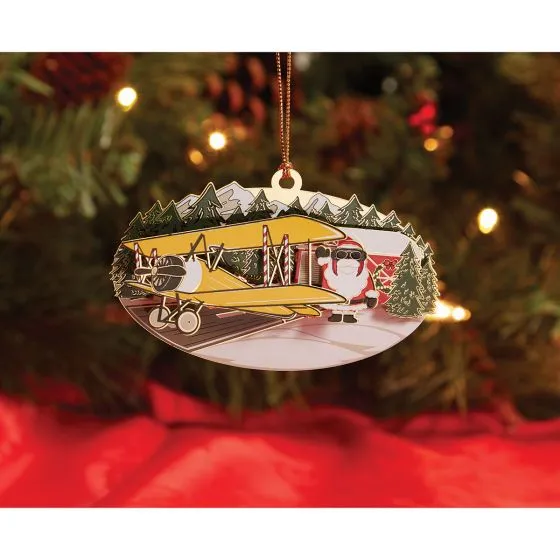 “Santa Takes Flight” 3D Christmas Ornament 6 “Santa Takes Flight” 3D Christmas Ornament