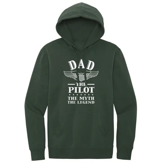 Dad the Pilot Legend Hoodie