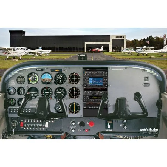 Cessna 172R Cockpit Poster