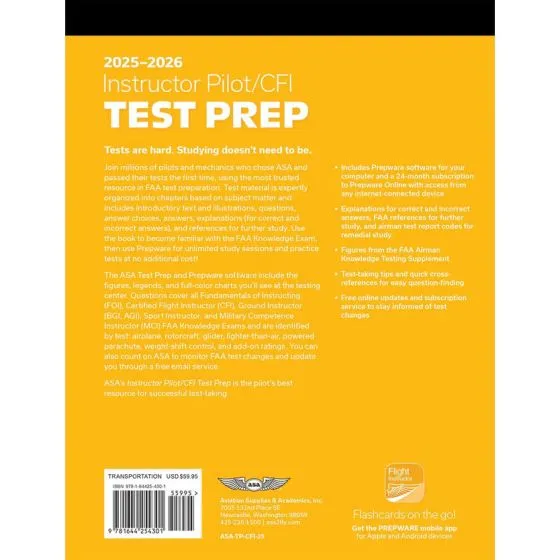 Certified Flight Instructor Test Prep (ASA)