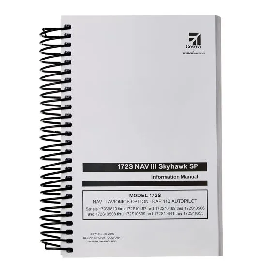 Cessna 172R/S G1000 Airplane Information Manual