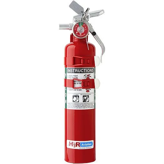 Halon Fire Extinguisher (4.9 lb. gross weight; 5B:C rating)