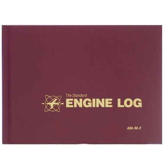 SE-2 Engine Logbook (Burgundy - Hardcover - 94 Pages) 1 SE-2 Engine Logbook (Burgundy - Hardcover - 94 Pages)