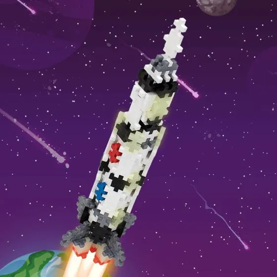 Saturn V Rocket Puzzle Model