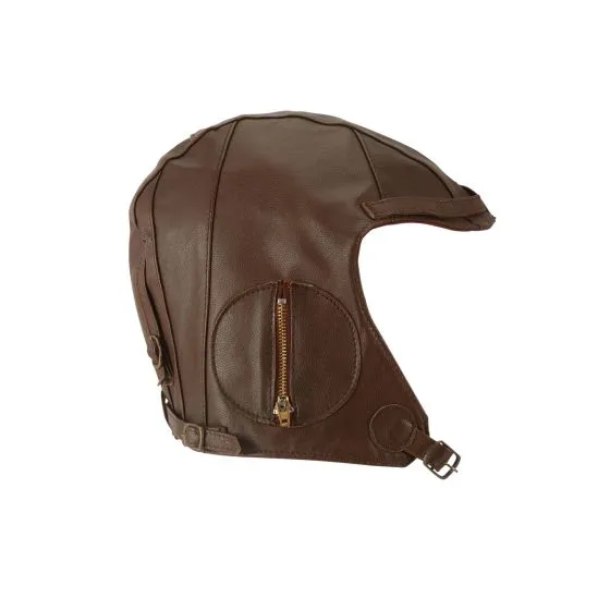 Vintage Leather Pilot Helmet