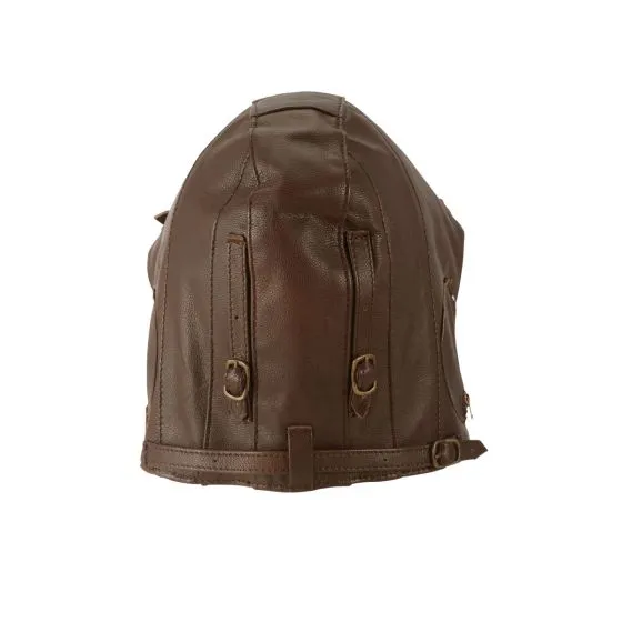 Vintage Leather Pilot Helmet