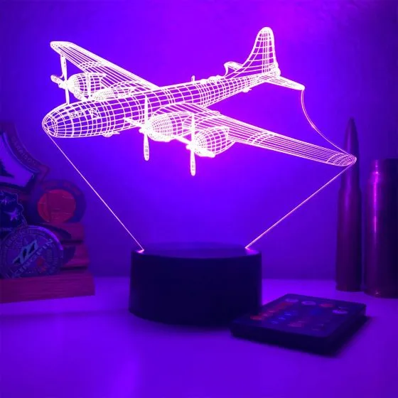 B-29 Superfortress 3D Aircraft Color Changing Lamps 5 B-29 Superfortress 3D Aircraft Color Changing Lamps