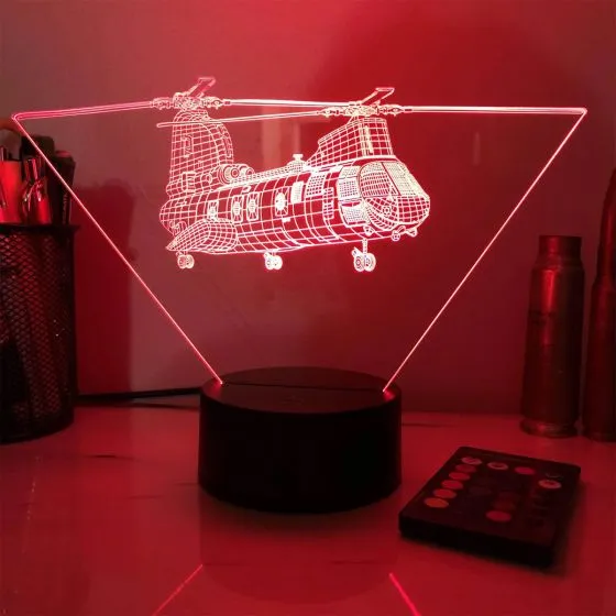 CH-46 Sea Knight 3D Aircraft Color Changing Lamps 3 CH-46 Sea Knight 3D Aircraft Color Changing Lamps