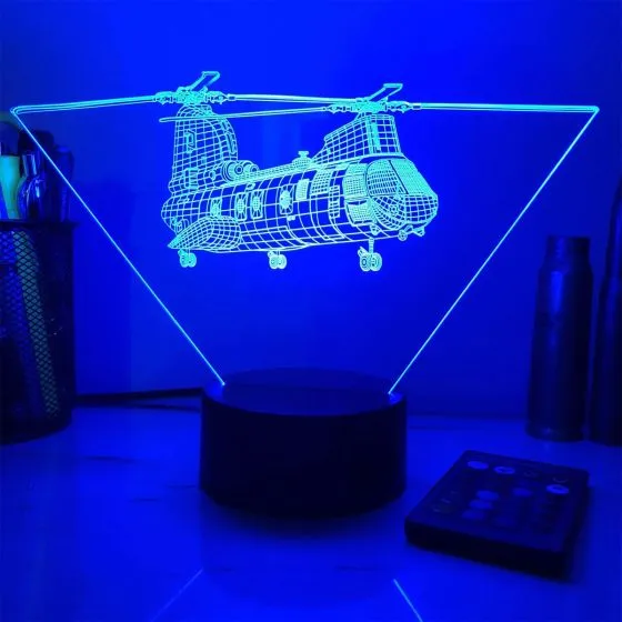 CH-46 Sea Knight 3D Aircraft Color Changing Lamps 5 CH-46 Sea Knight 3D Aircraft Color Changing Lamps