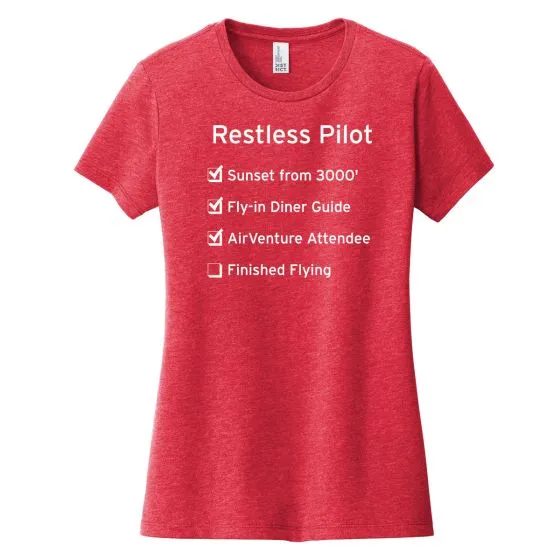 Women’s Restless Pilot T-Shirt 1 Women’s Restless Pilot T-Shirt