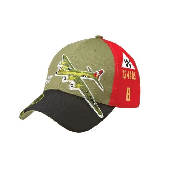 B-17 Flying Fortress Hat and Bomber Bag