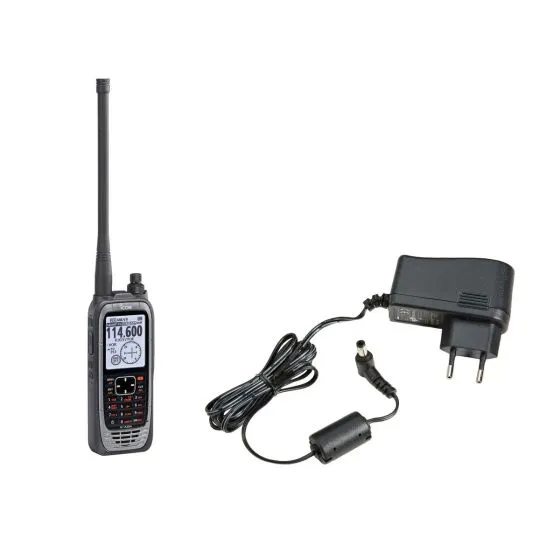 Icom A25N Portable NAV/COM Radio with European Style Plug 1 Icom A25N Portable NAV/COM Radio with European Style Plug