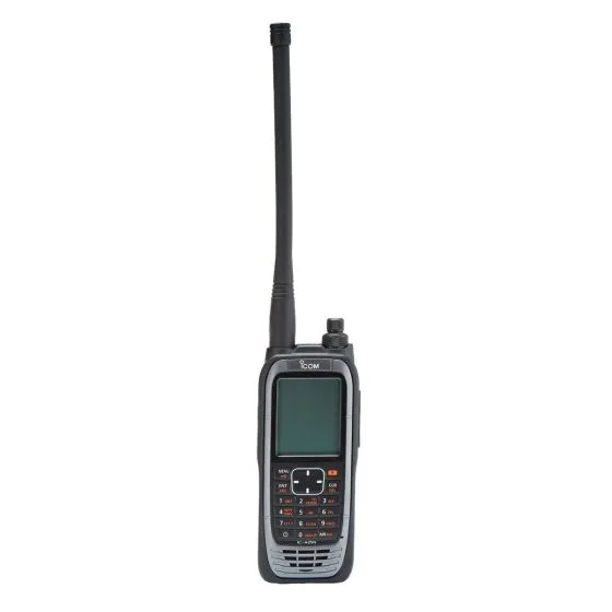 Icom A25N Portable NAV/COM Radio with European Style Plug 2 Icom A25N Portable NAV/COM Radio with European Style Plug