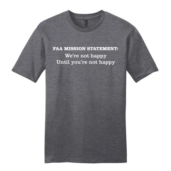 Men’s FAA Mission Statement T-Shirt 4 Men’s FAA Mission Statement T-Shirt