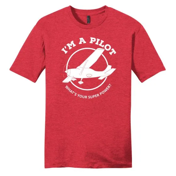 Men’s I’m a Pilot Superpower T-Shirt 4 Men’s I’m a Pilot Superpower T-Shirt