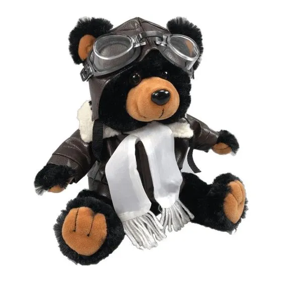 Aviator Teddy Bears (set of 3)