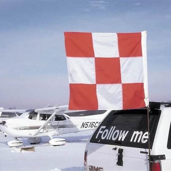 Airport Vehicle Flag