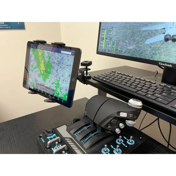 Flight Simulator EFB Desk Mount 1 Flight Simulator EFB Desk Mount
