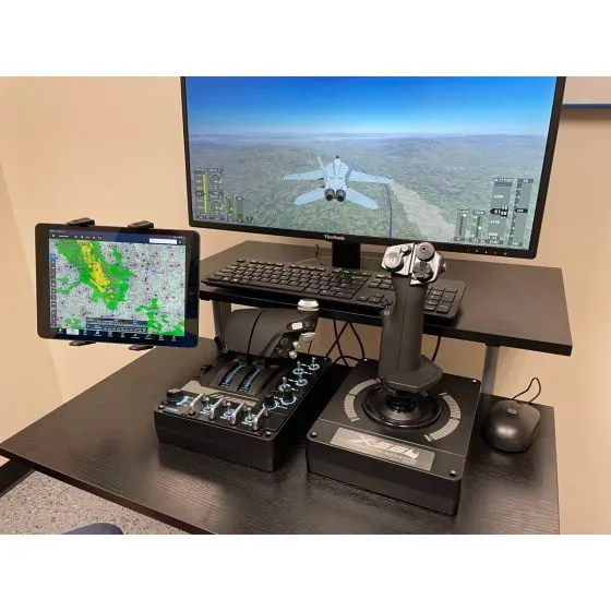 Flight Simulator EFB Desk Mount 2 Flight Simulator EFB Desk Mount