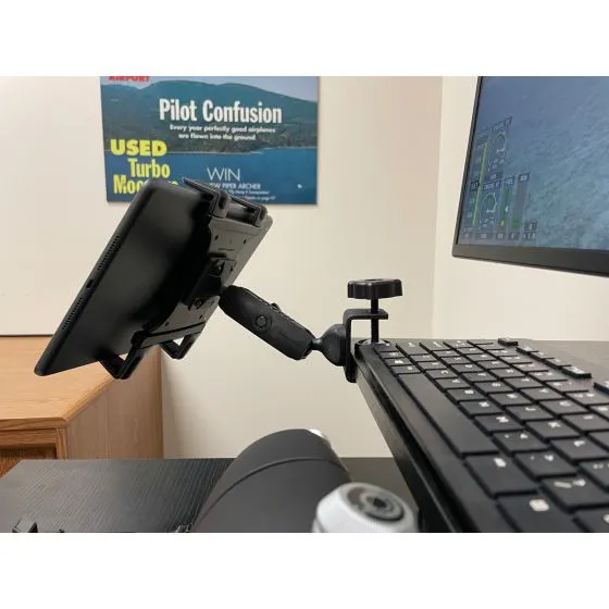 Flight Simulator EFB Desk Mount 4 Flight Simulator EFB Desk Mount