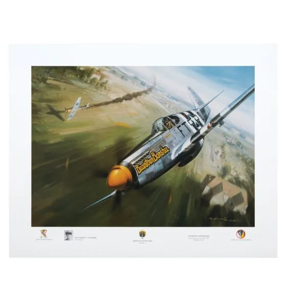 Showdown Over Berriere Print Signed by Kenneth Dahlberg