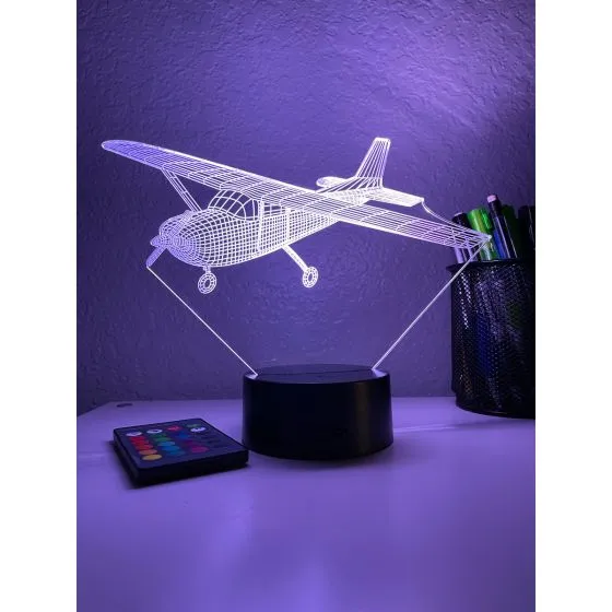 Cessna 172 3D Aircraft Color Changing Lamps