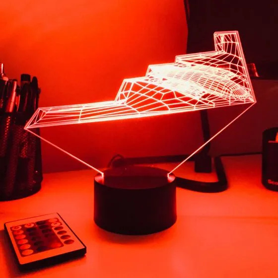B-2 Bomber 3D Aircraft Color Changing Lamps