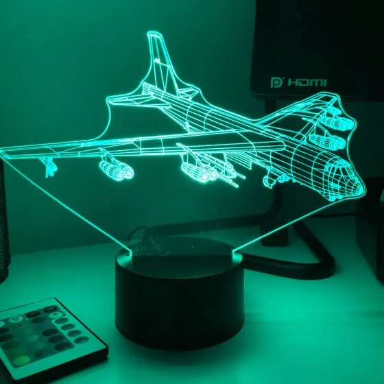 B-52 Stratofortress 3D Aircraft Color Changing Lamps